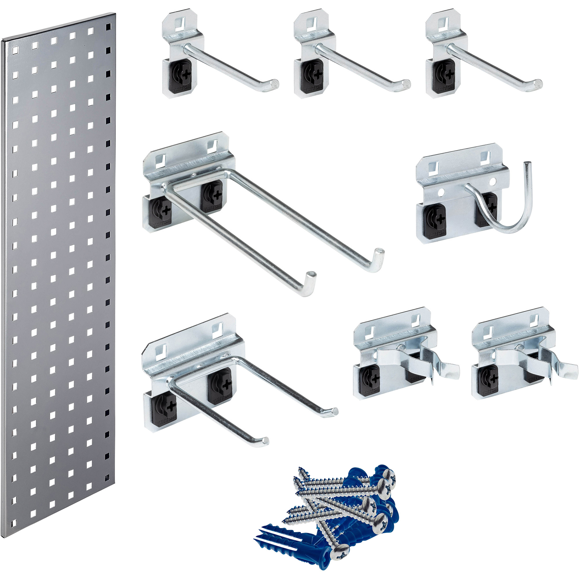 Triton LocBoard Garden Pegboard Strip Kit — 31 1/2in.L x 9in.W